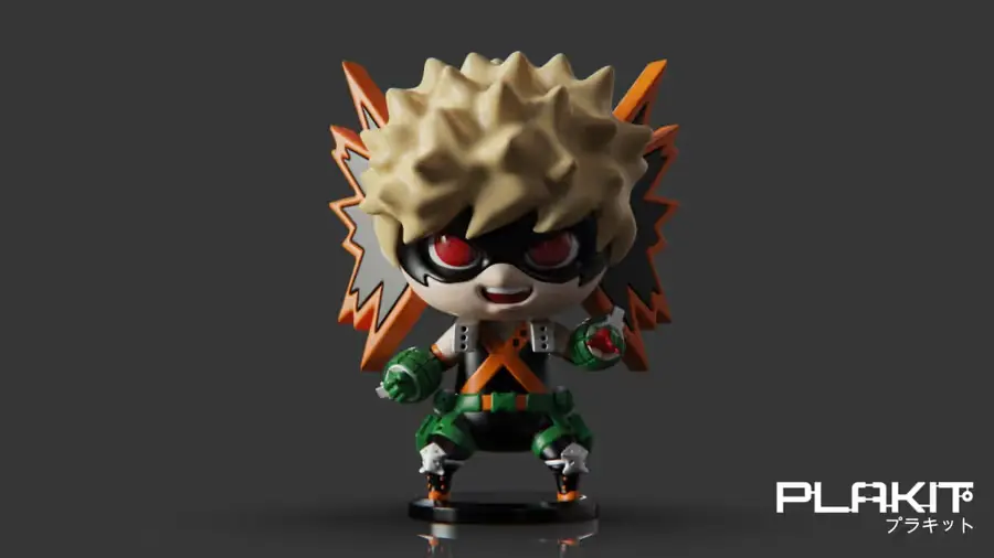 Plakit Bakugou Archivo Stl Para Impresion 3D