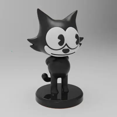 Plakit Felix El Gato Archivo Stl Para Impresion 3D