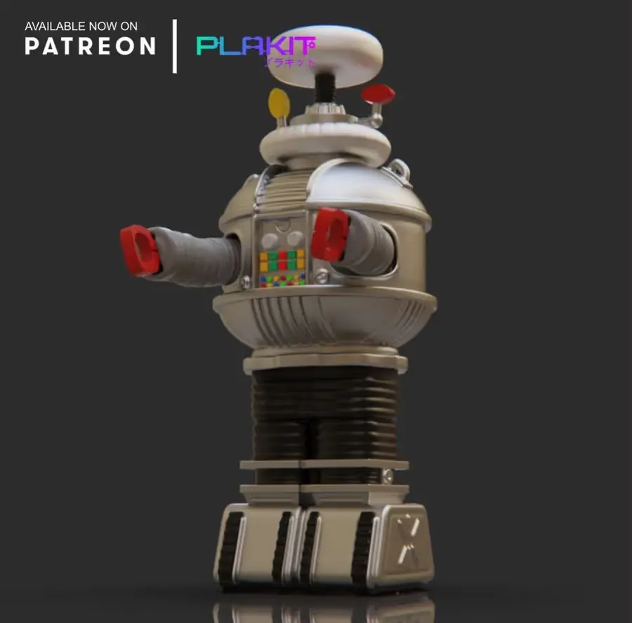 Plakit Lost In Space Robot B9 Archivo Stl Para Impresion 3D
