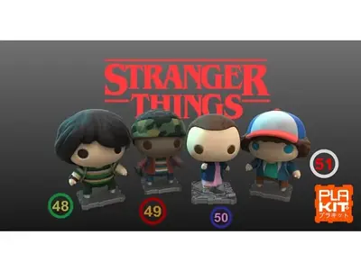 Plakit Stranger Things Pack Archivo Stl Para Impresion 3D