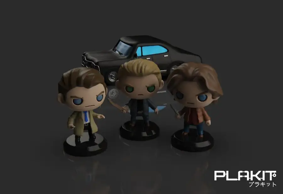 Plakit Supernatural Archivo Stl Para Impresion 3D