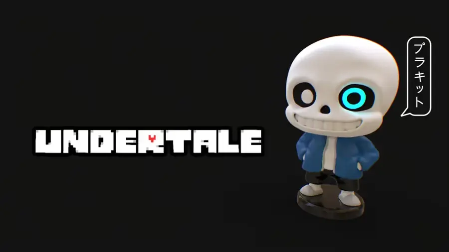 Plakit Undertale Sans Archivo Stl Para Impresion 3D