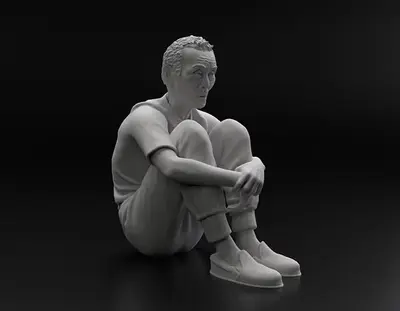 Player 001 Archivo STL OBJ para Impresion 3D