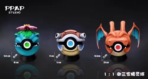 Pokeballs X 3 Principales Archivos Stl Impresión 3d