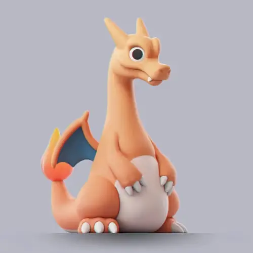 Pokemon Charizard Marproz_3d Archivo Obj Para Impresión 3d