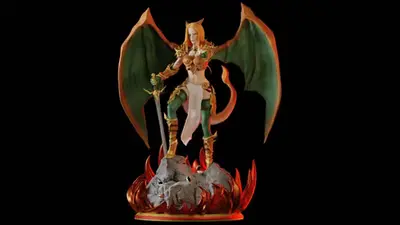 Pokemon Charizard Waifu Archivo Stl Para Impresión 3d