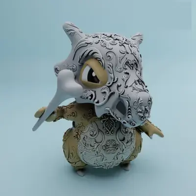 Pokemon Cubone Ornamental Ff Archivo Stl Para Impresión 3d