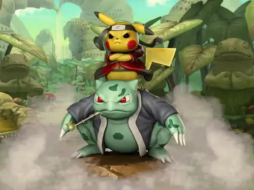 Pokemon Pikachu Naruto Archivos Stl Para Impresión 3d