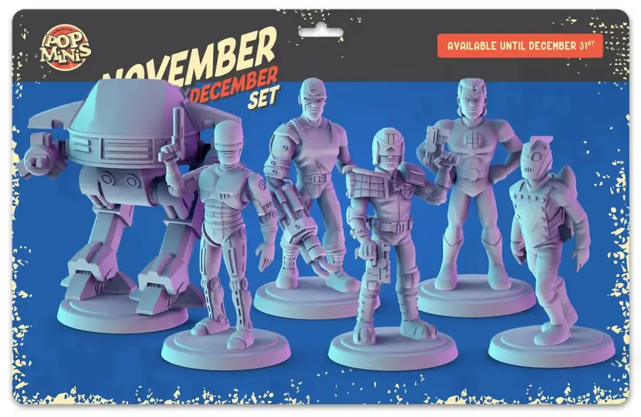 Pop Minis Justice Archivo Stl Para Impresion 3D