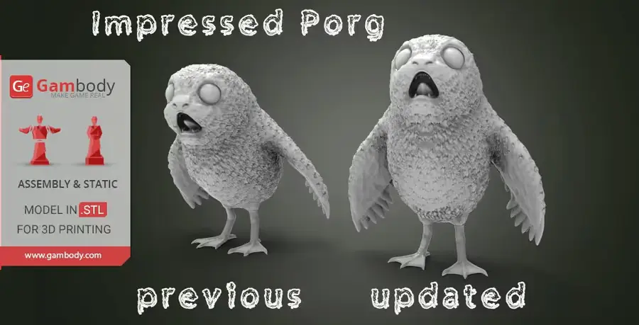 Porgs Archivo Stl Para Impresion 3D