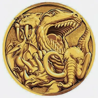 Power Rangers Coin Archivo STL OBJ para Impresion 3D