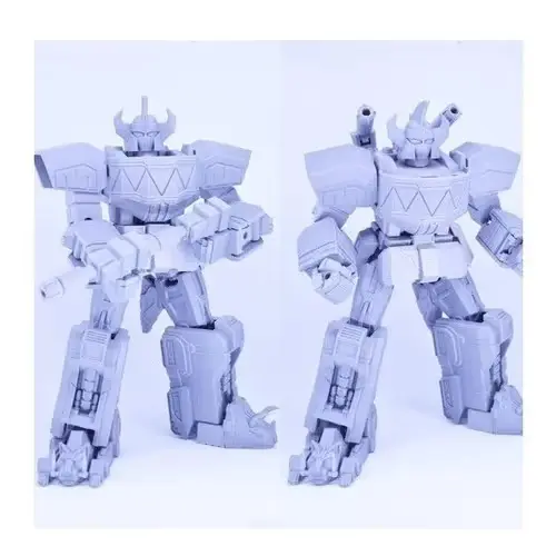 Power Rangers Megazord Articulado Stl Obj Impresión 3d