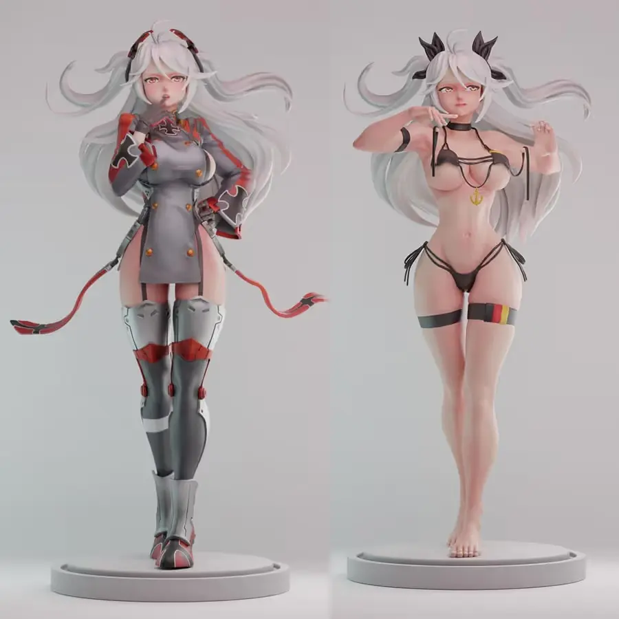 Prinz Eugen Azur Lane Archivo Stl Para Impresion 3D
