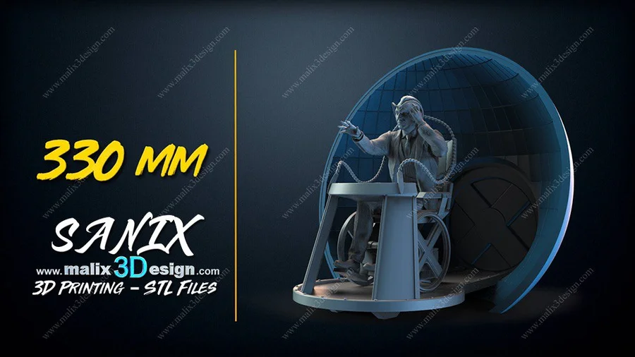Professor X Archivo STL Impresión 3D