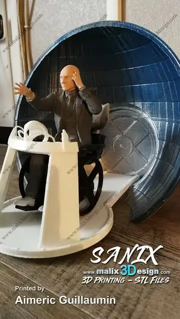 Professor X Archivo Stl Para Impresion 3D