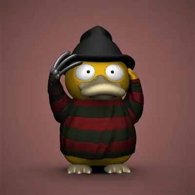 Psyduck Freddy Archivo Stl Para Impresion 3D