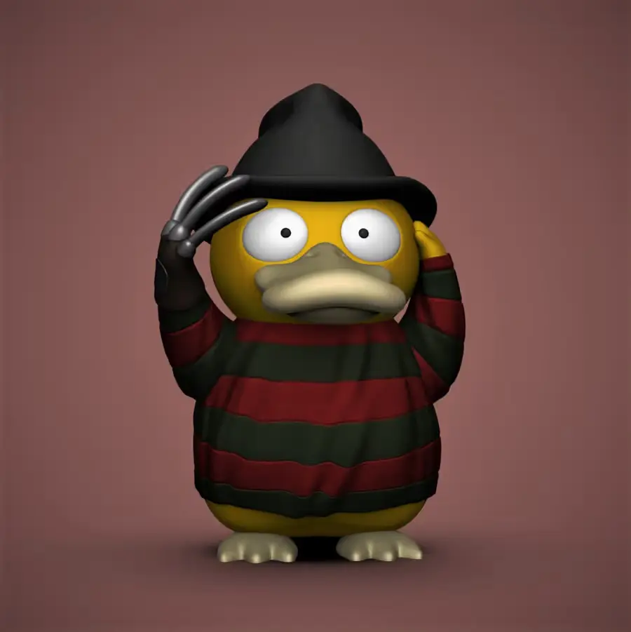 Psyduck Freddy Archivo Stl Para Impresion 3D