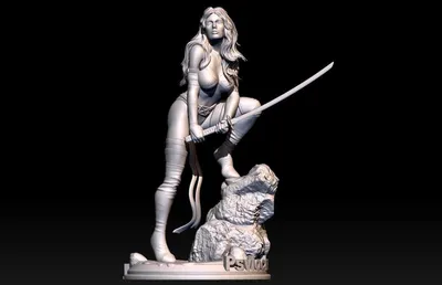 Psyloke Archivo STL Impresión 3D