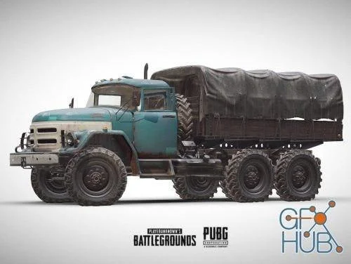 Pubg Truck Archivo STL Impresión 3D