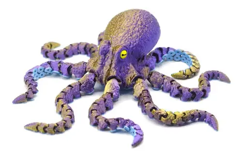 Pulpo Articulado V1 Archivos Stl Para Impresión 3d