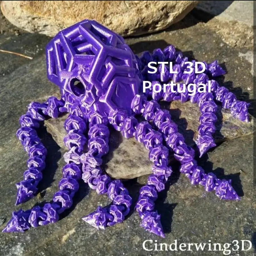 Pulpo L Vacio Archivo Stl Obj Para Impresion 3D