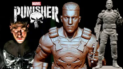 Punisher Restyled Archivo STL Impresión 3D