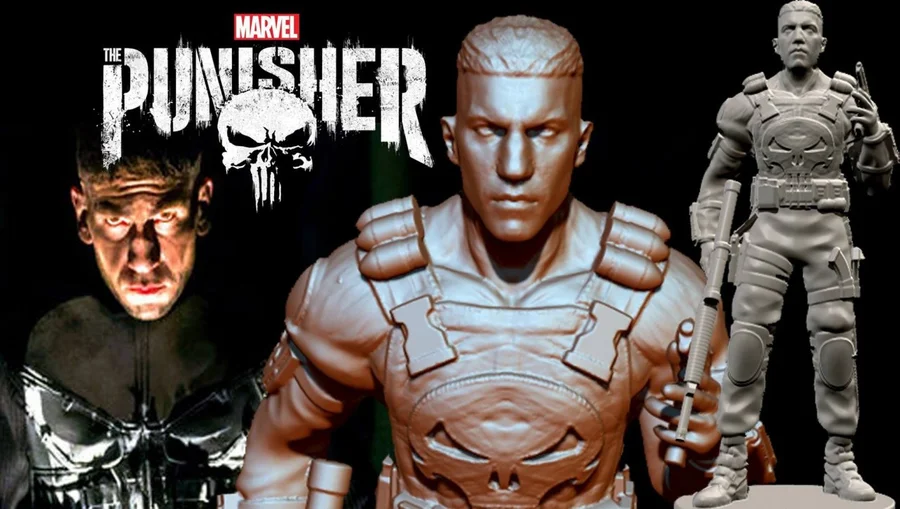 Punisher Restyled Archivo STL Impresión 3D