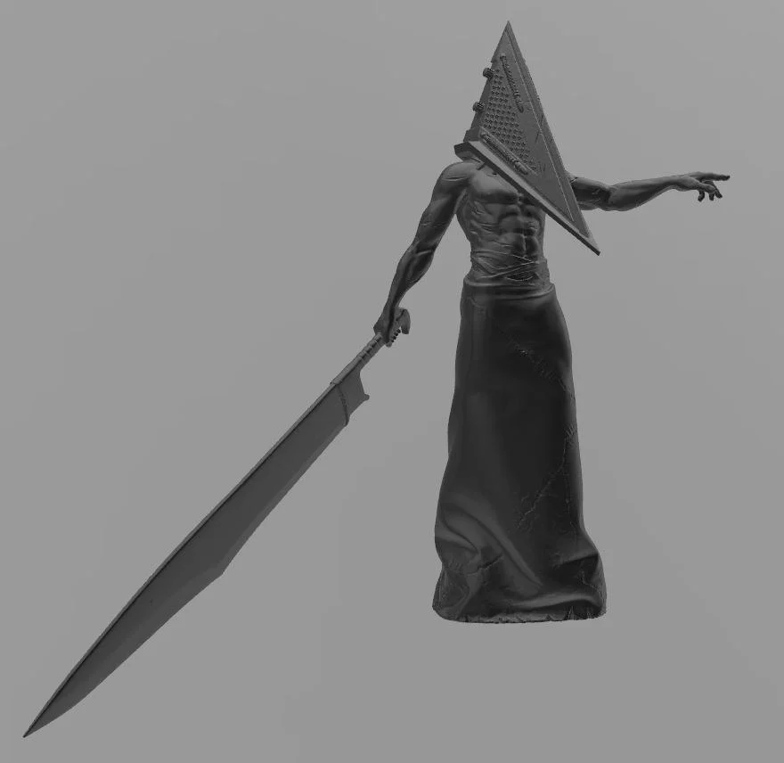 Pyramid Head Archivo STL Impresión 3D