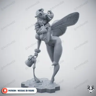 Q Bee Darkstalkers Archivo Stl Para Impresion 3D