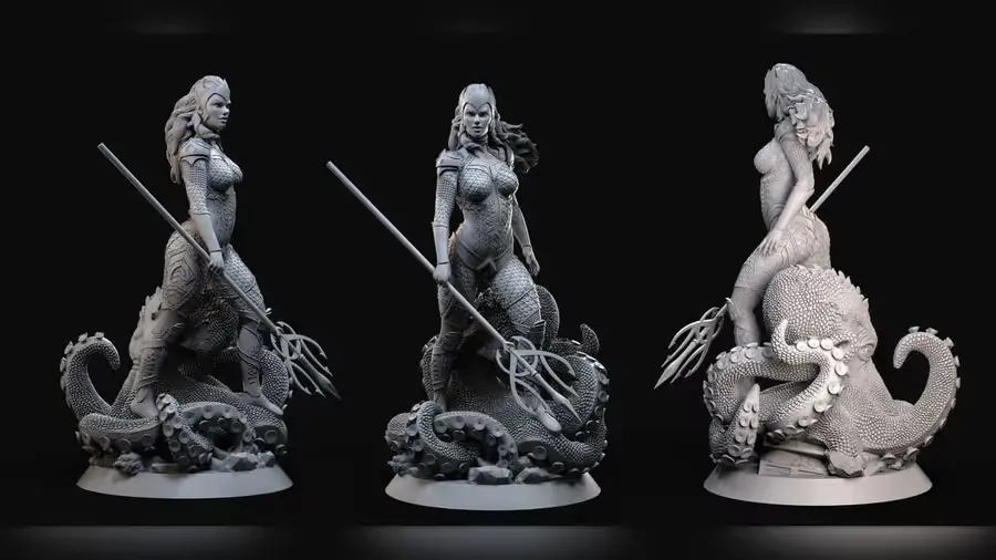 Queenmera Archivo Stl Obj Para Impresion 3D