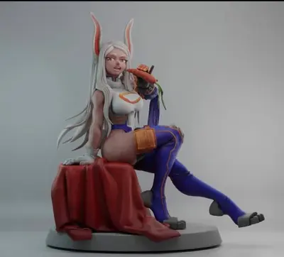 Rabbit Mirko Sit Archivo Stl Para Impresion 3D