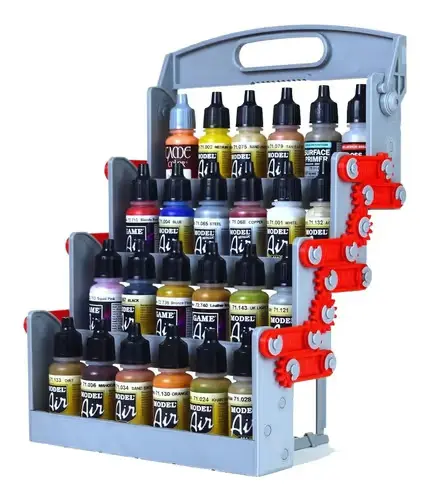 Rack De Pinturas Retráctil Archivos Stl Para Impresión 3d