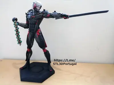 Raiden Metal Gear Rising Archivo Stl Para Impresion 3D