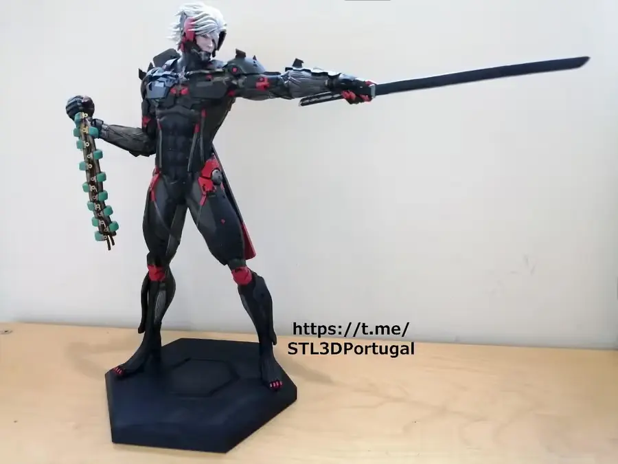 Raiden Metal Gear Rising Archivo Stl Para Impresion 3D