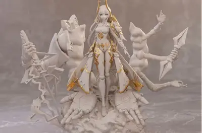 Raiden Shogun Baleful Shadowlord Archivo Para Impresión 3d