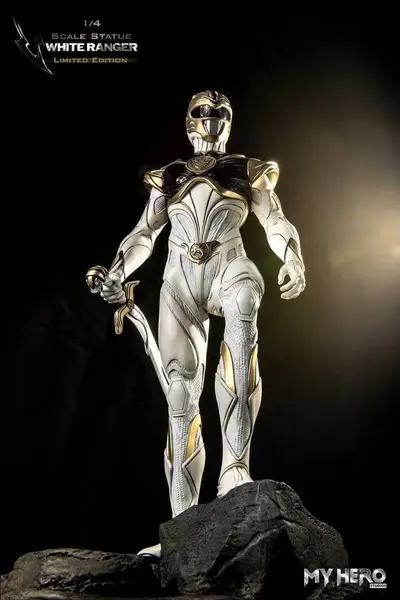 Ranger Blanco Power Ranger Archivo Stl Obj Para Impresion 3D