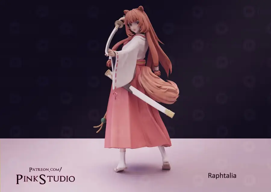 Raphtalia Archivo STL OBJ para Impresion 3D