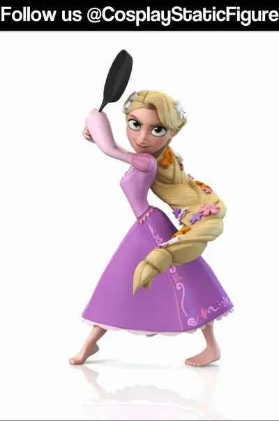 Rapunzel Archivo Stl Para Impresion 3D