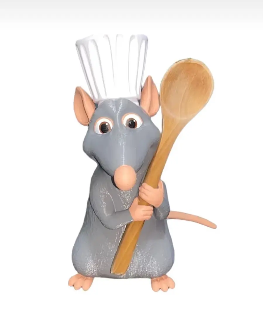 Ratatouille Archivo STL OBJ para Impresion 3D