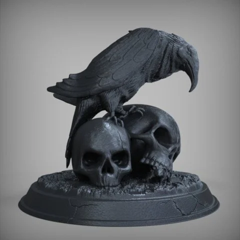 Raven Archivo STL Impresión 3D
