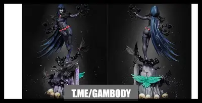 Raven Dc Archivo Stl Para Impresion 3D