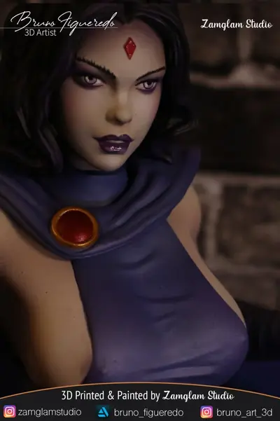 Raven Sur Socle Archivo Stl Para Impresion 3D