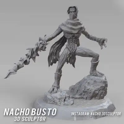 Raziel Soul Reaver Archivo Stl Obj Para Impresion 3D