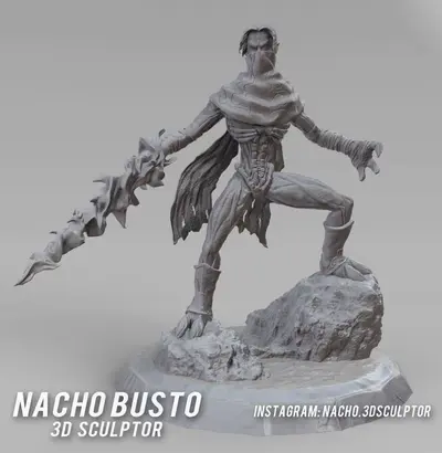 Raziel Soul Reaver Archivo Stl Para Impresion 3D