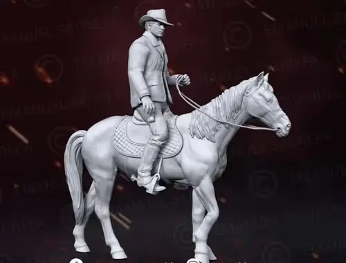 Red Dead Arthur Morgan Archivos Stl Para Impresión 3d
