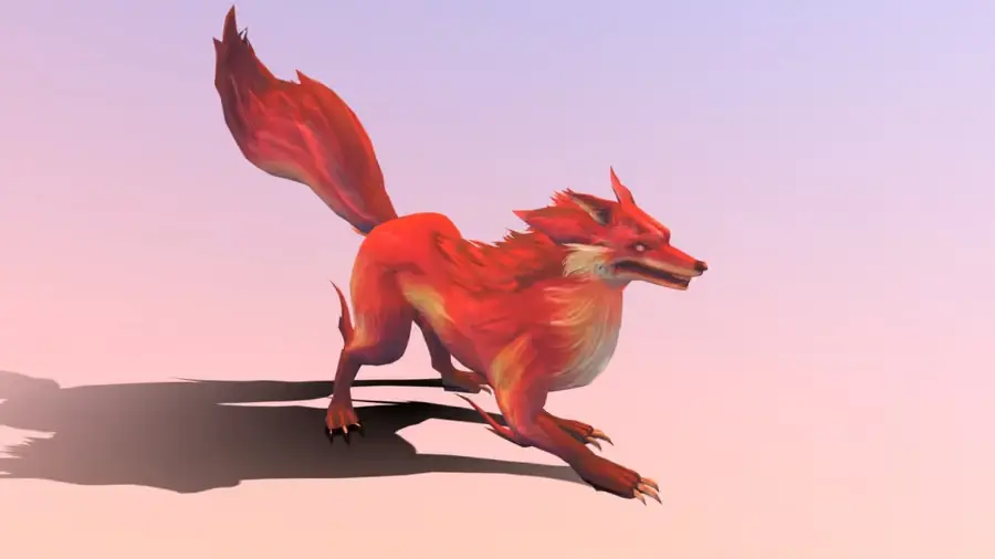 Red Fire Fox Archivo Stl Para Impresion 3D