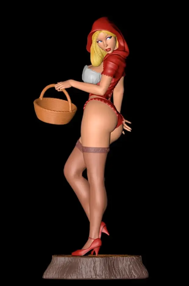 Red Riding Hood Archivo Stl Para Impresion 3D