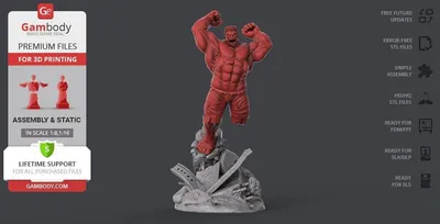 Redhulk Archivo STL Impresión 3D