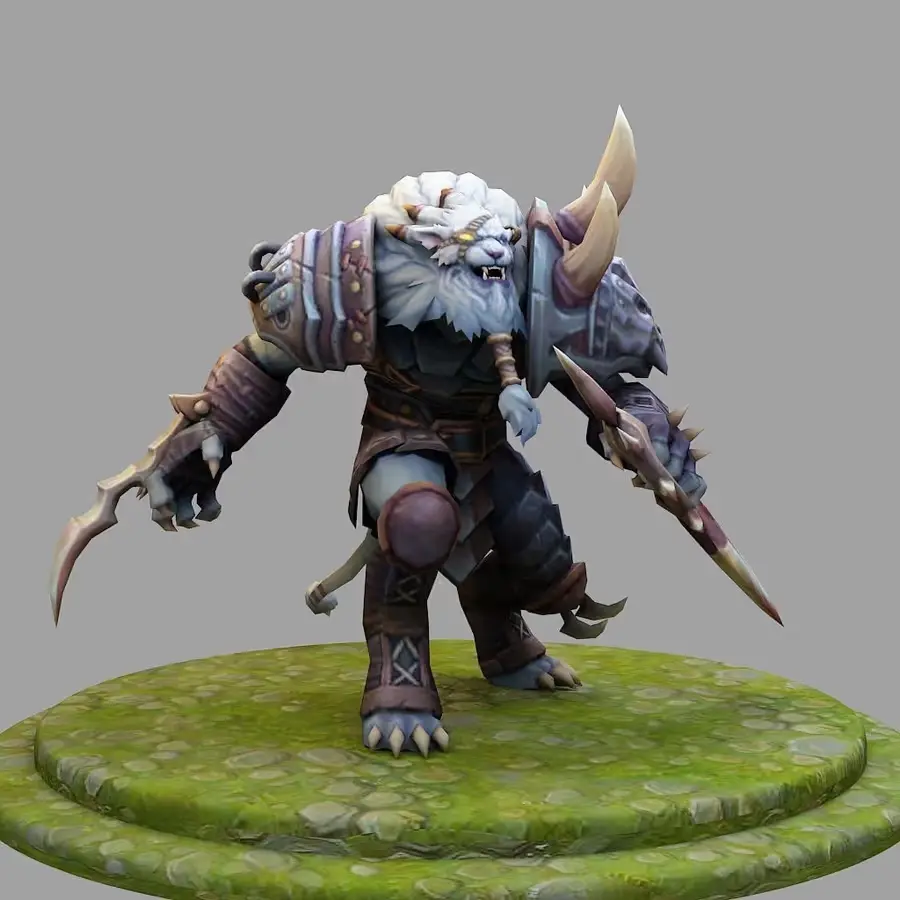 Rengar League Of Legends Archivo Stl Para Impresion 3D