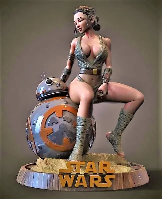 Rey Star Wars Archivo Stl Para Impresion 3D